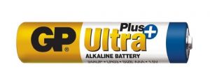 Alkalická baterie AAA, R03, blistr 2 GP Ultra Plus Alkaline
