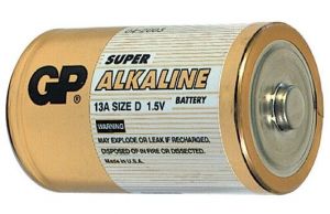 Alkalická baterie D, LR20, velké mono GP Super Alkaline