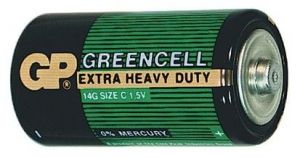 Baterie C, R14, malé mono GP Greencell
