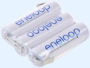 Baterie Sanyo Eneloop AA 2000mAh HR 3UTGB, BK-3MCCE- 3,6V - páskové vývody