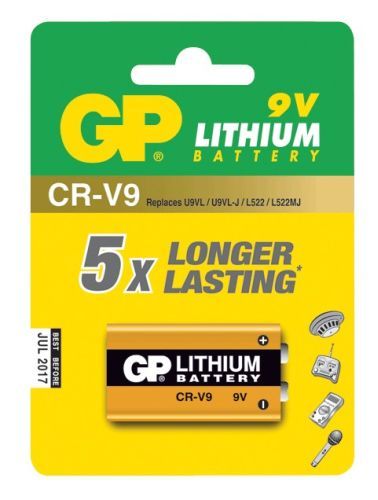 Lithiová baterie GP CR-V9 1BL GP Batteries