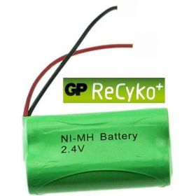 Nabíjecí baterie AA 2050 mAh GP recyko+ 2,4V - páskové vývody