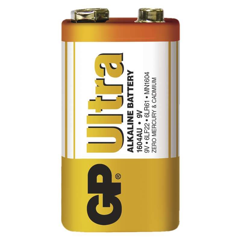 Alkalická baterie 9V blistr GP Ultra Alkaline GP Batteries